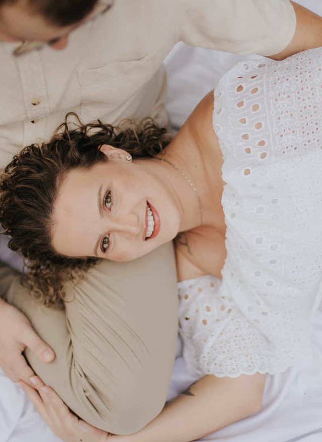 Gestante de Jaque e Paulo - A espera de Agnes