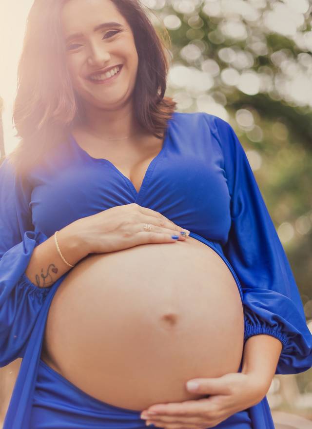 Gestante de Ensaio Gestante: A espera do Arthur