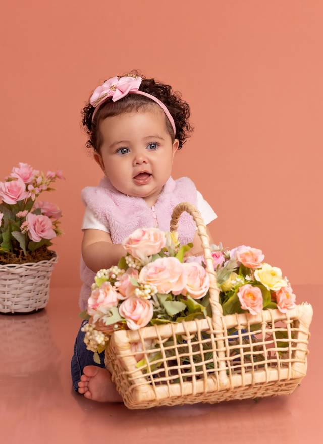 Família de Ensaio Infantil - Estúdio: Sofia
