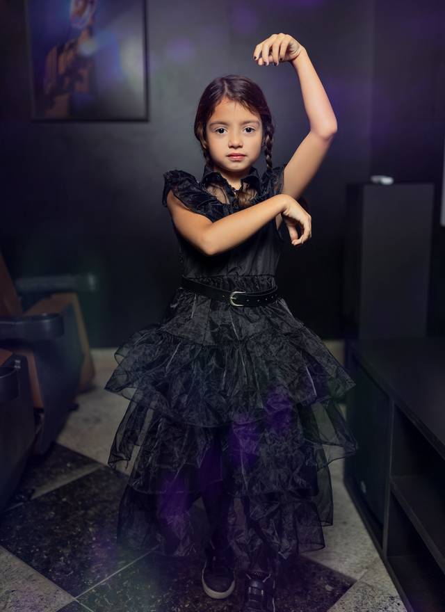 Família de Ensaio temático Wandinha: Alice Rodrigues