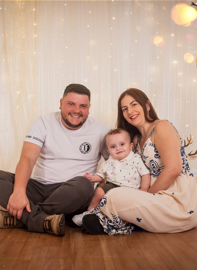 Família de Ensaio de Natal: Thaís e Família