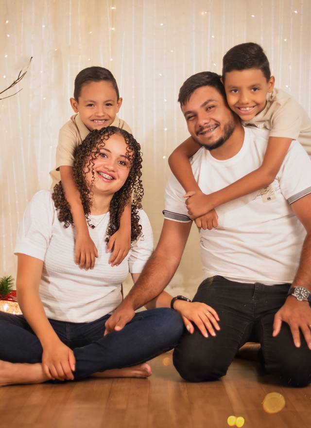 Família de Ensaio de Natal: Natália & Família