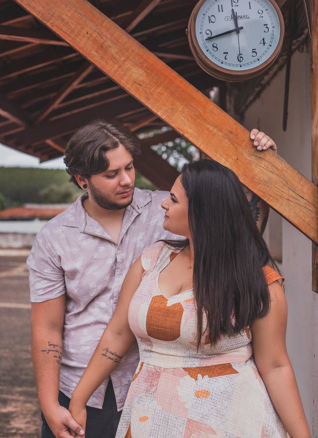 Casal de Pré-Wedding: Karol & Gui - Museu do Café