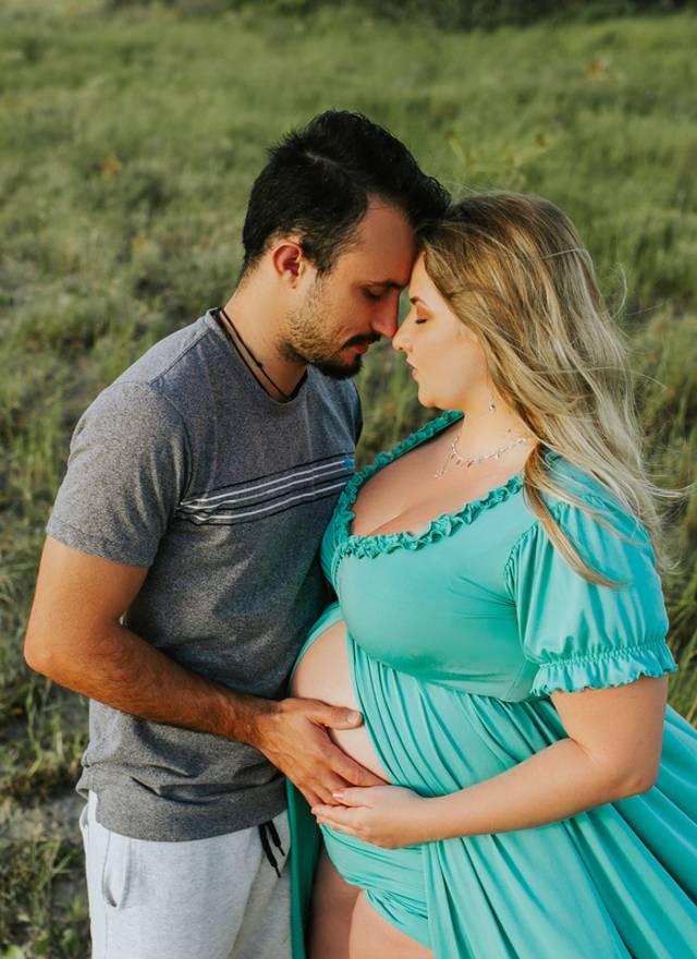 Gestante de Fernanda e Lair