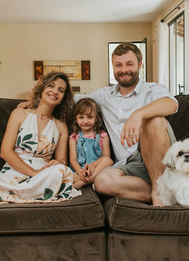 Família de Daiane Rossi e Família