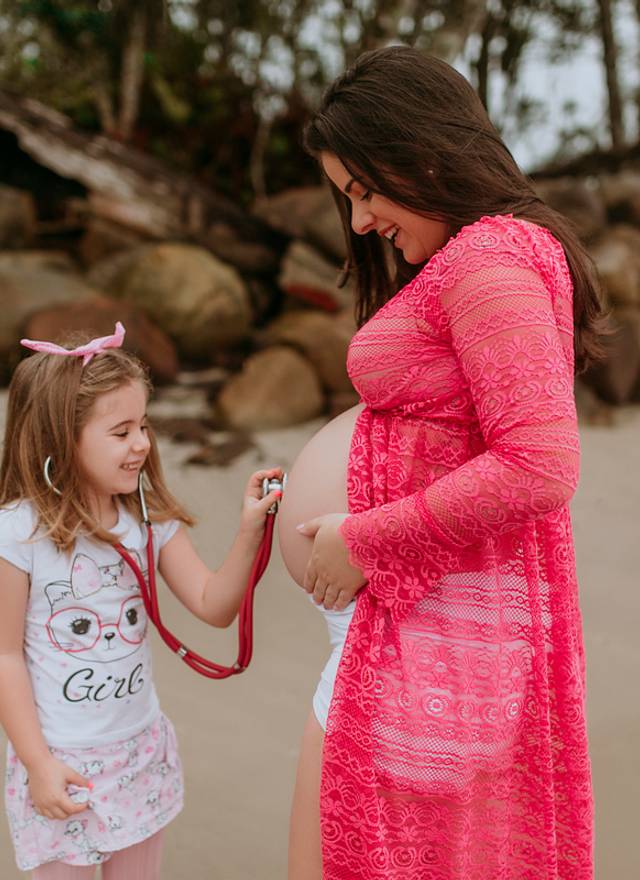 Gestante de Gabriela Costa