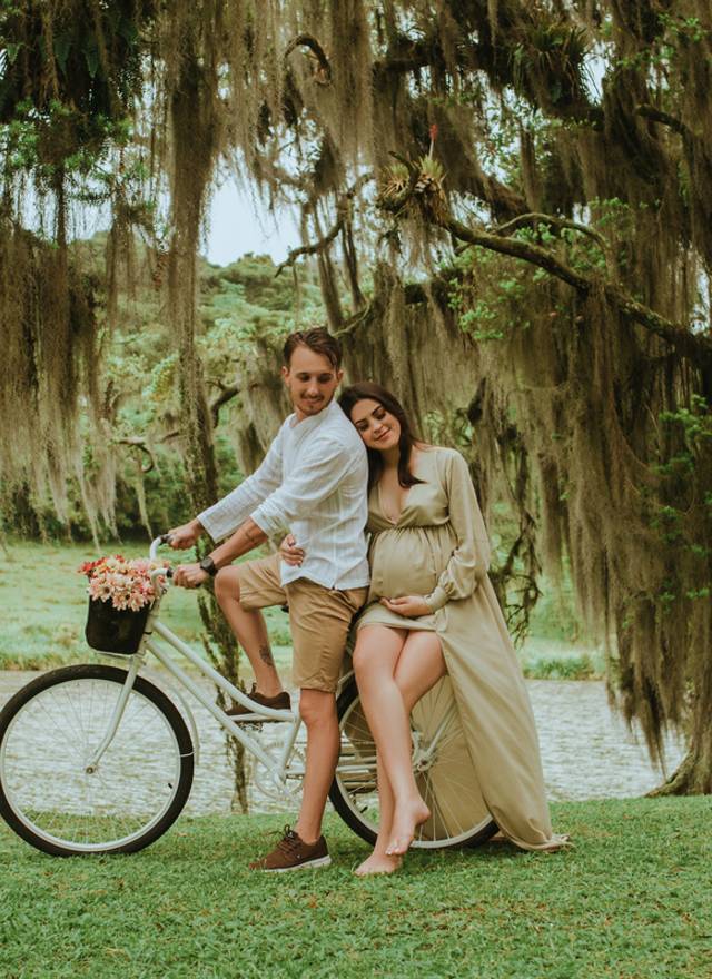 Gestante de Maria Eduarda e Rafael