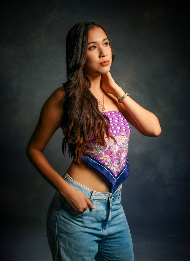 Ensaio em estúdio de Alessandra Franco | Ensaio Fotográfico