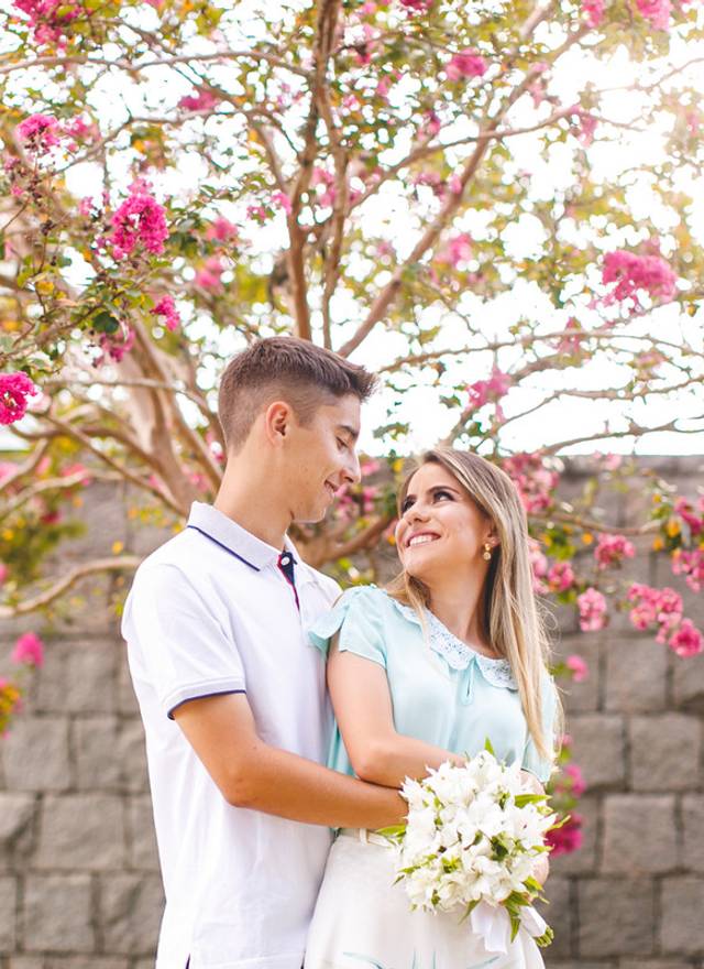 Ensaios de casais de Eluana e Felipe