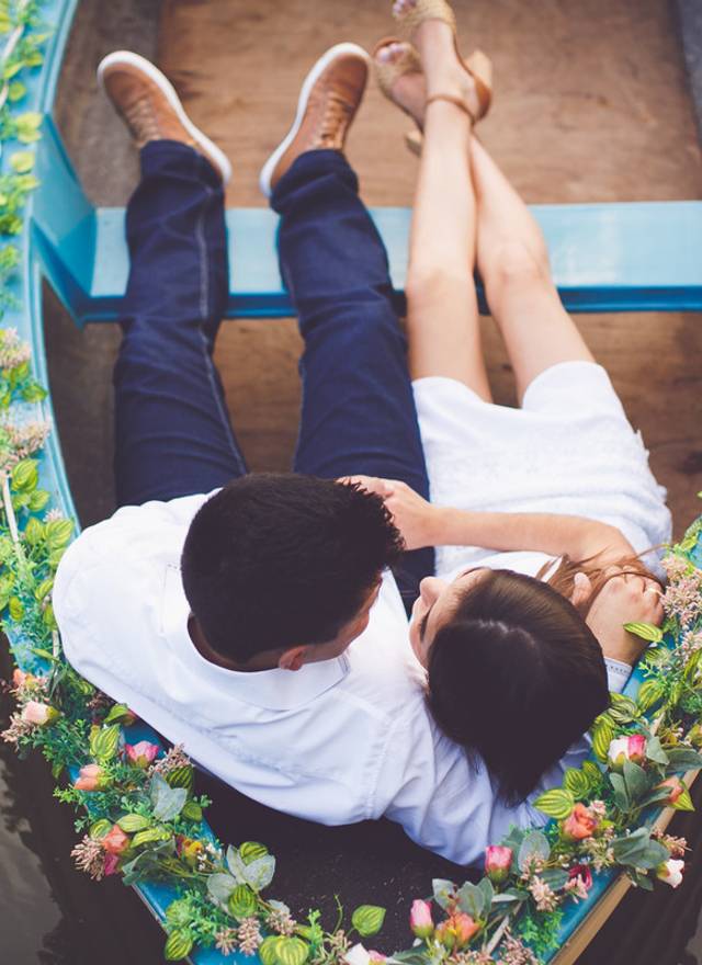 Ensaios de casais de Julli e Alex