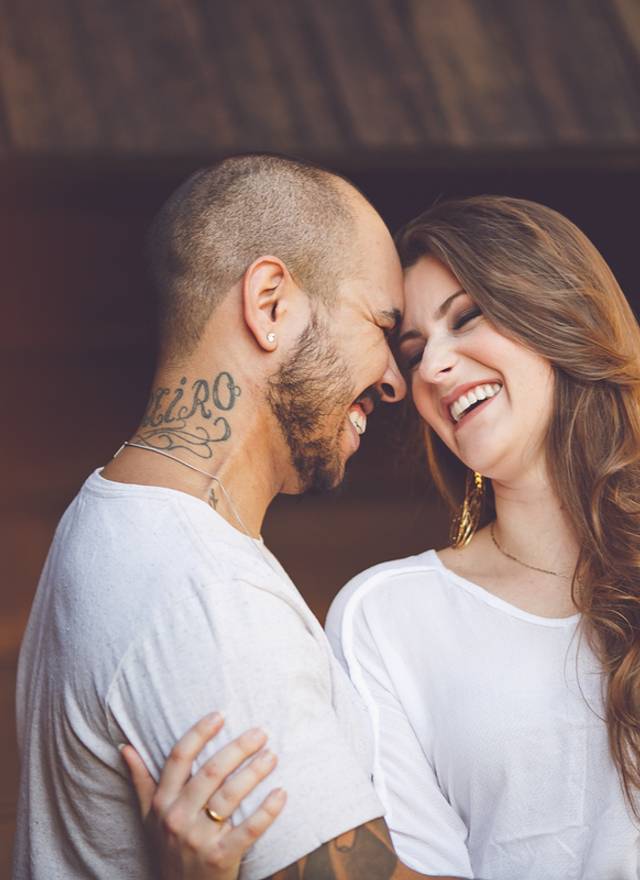 Ensaios de casais de Cinthia e Vitor
