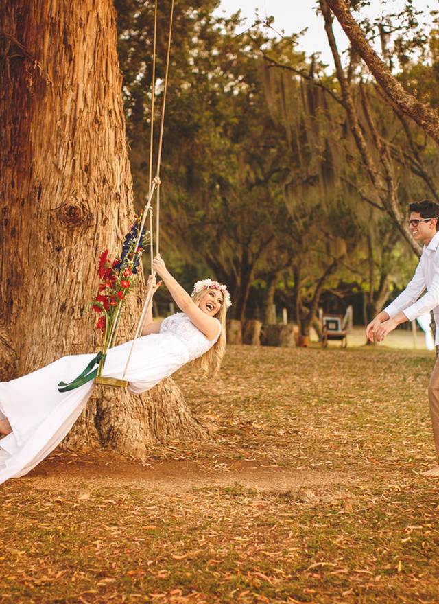 Ensaios de casais de Débora e Lucas