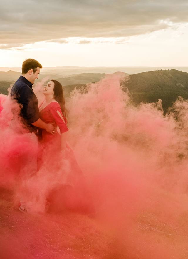 Ensaios de casais de Dami e Josiel