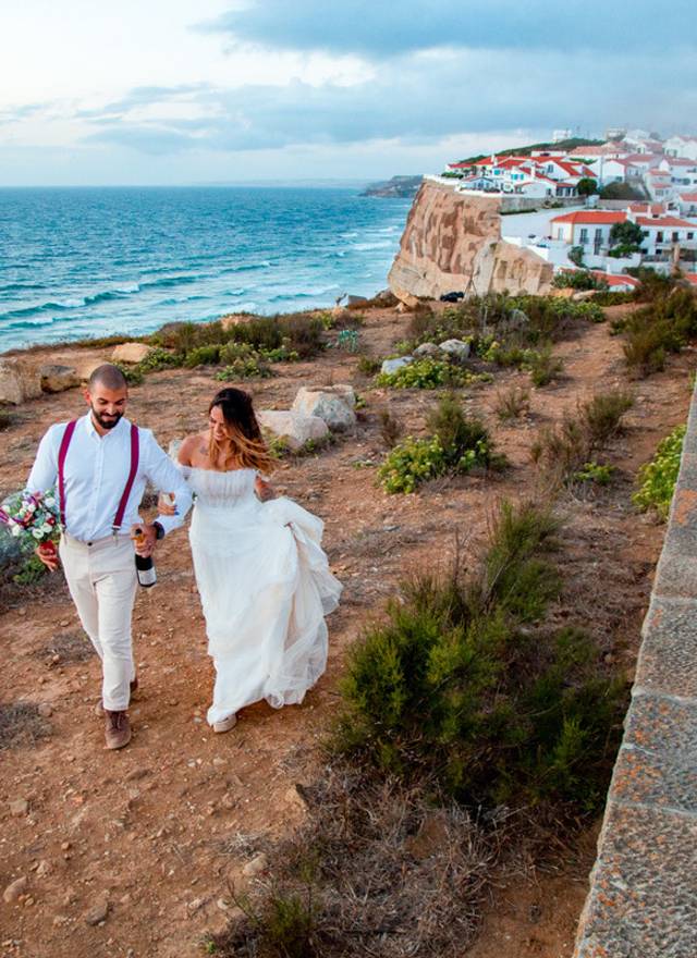 Enlopement Wedding de Enlopement Luana e Igor - Azenhas do Mar - Portugal