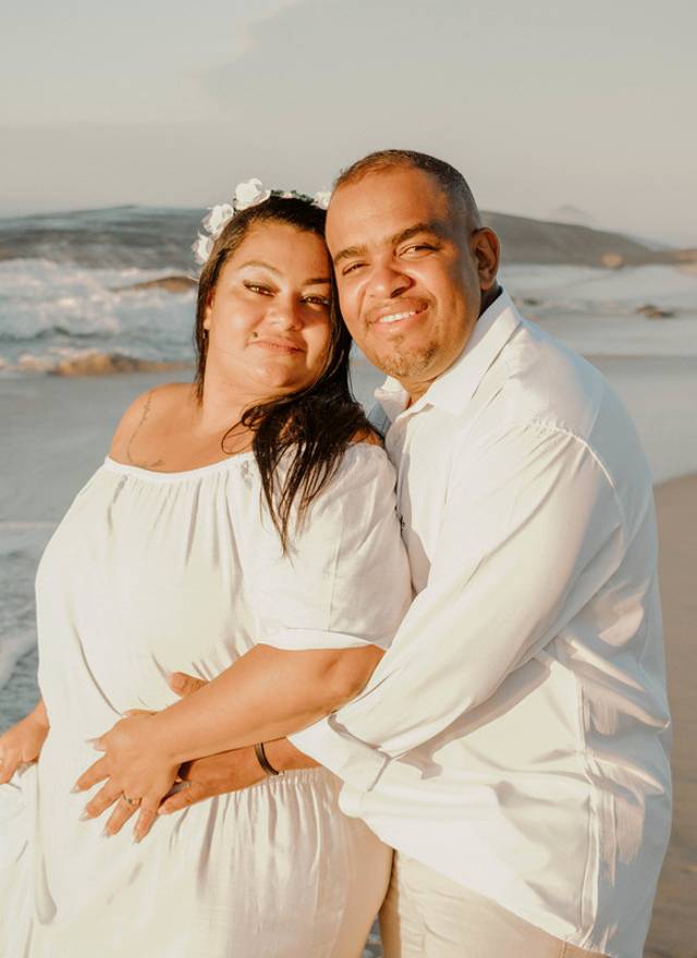 Casal de Priscila e Sérgio