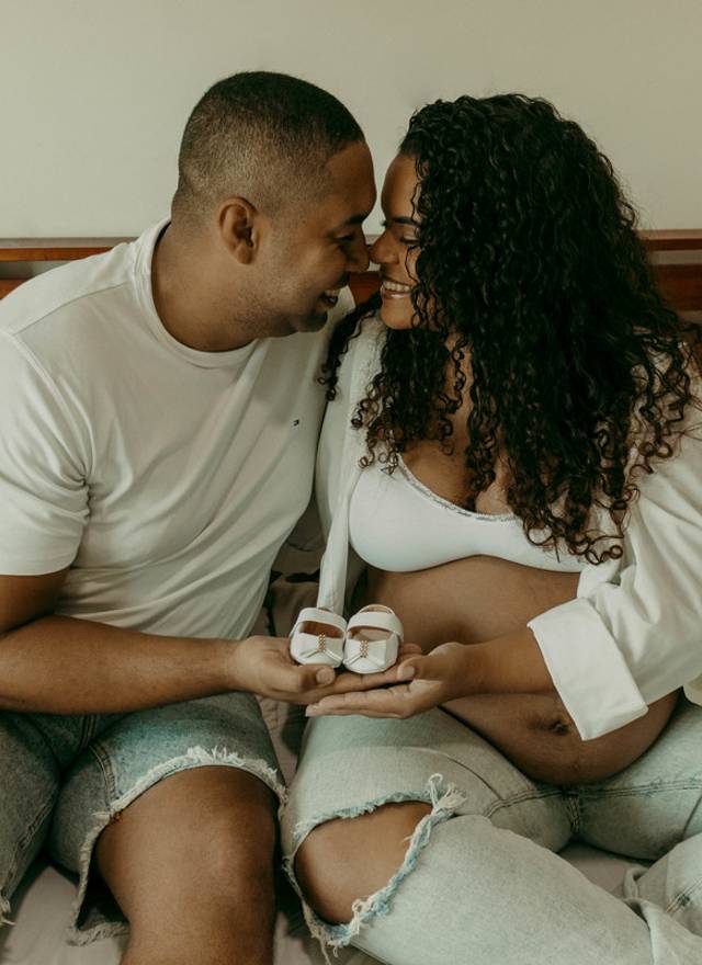 Gestante em Casa de Memórias para a Helena