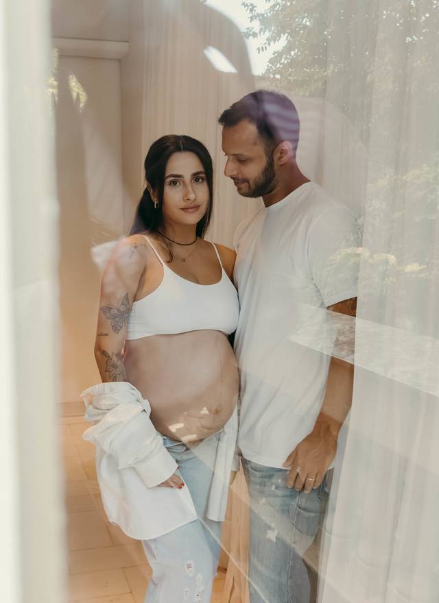 Gestante em Casa de memórias para o alexandre