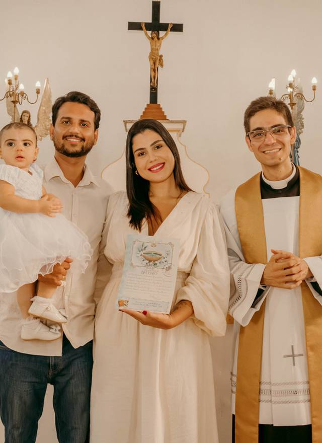 Batizado de batismo da maria luz