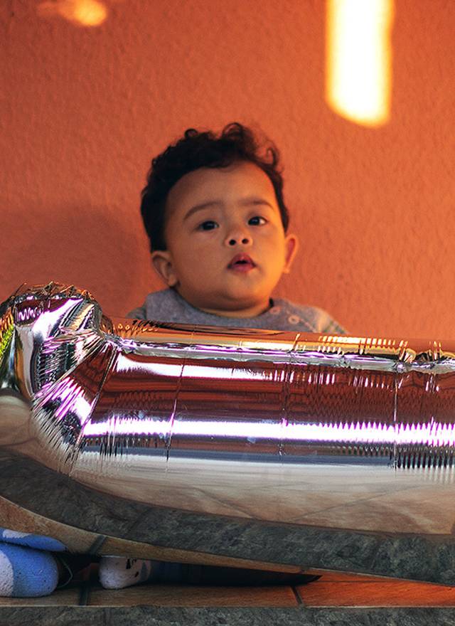 Infantil de Théo faz 1 - Ensaio