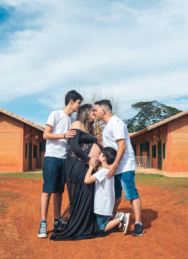 Gestante de Ensaio de Gestante da Gabi