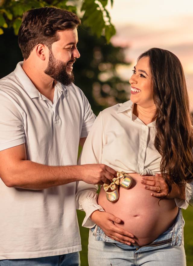 Gestante de Ensaio Gestante Larissa e Igor