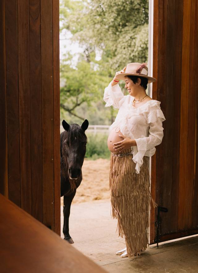 Gestante de Ensaio Gestante Maycon e Anna