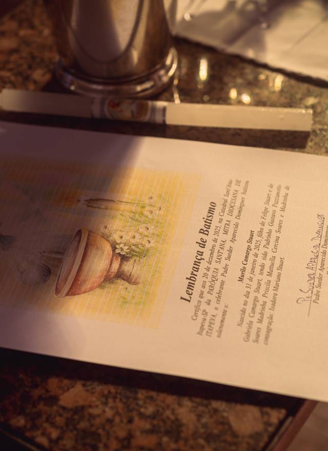 Batizado de Batizado Murilo e Consagração Jorge