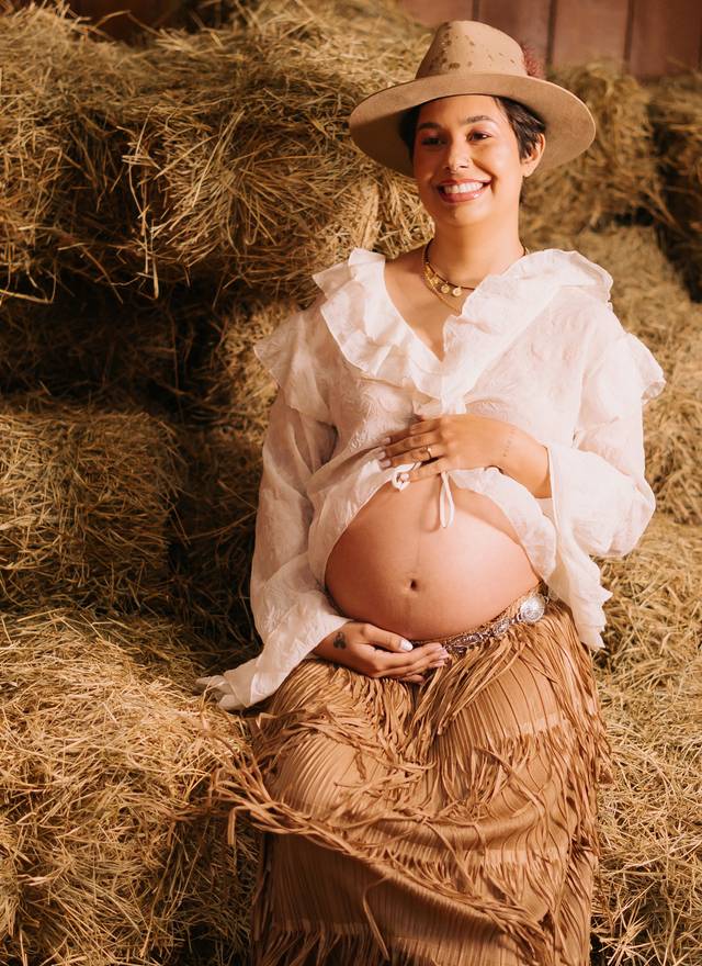 Gestante de Ensaio Gestantes