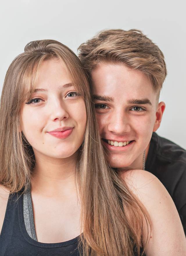 Ensaio  de Thalía e Luigi