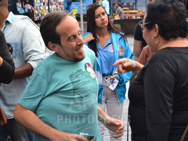Politica de Cobertura Eleições 2022. Paulo Ganime Candidato Governo RJ - Calçadão de Bangu