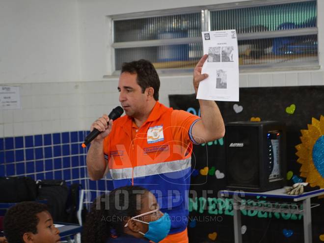 Fotojornalismo de Programa Defesa Civil na Escola realizado pela Defesa Civil de São João de Meriti