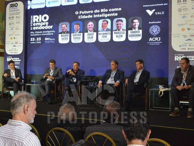 Fotojornalismo de IV Fórum Rio Empreendedor 2026 realizado no Centro do Rio de Janeiro