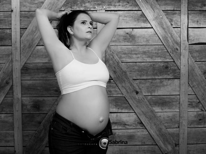 Gestante de A espera de Clara