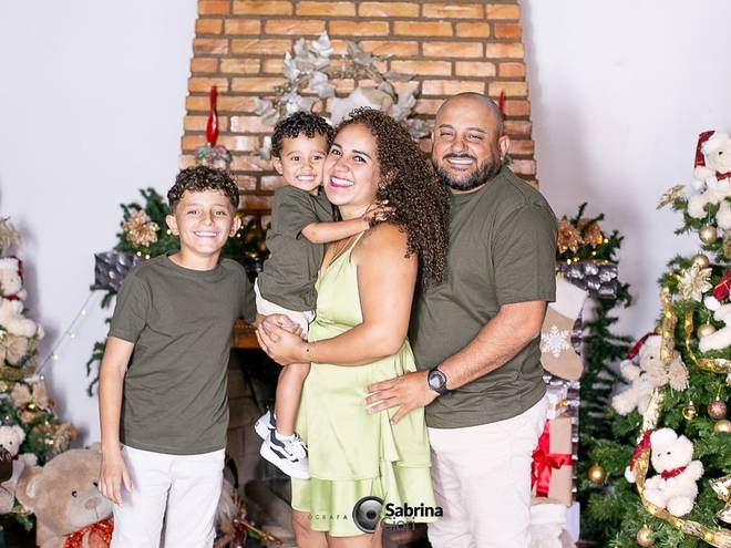 Ensaios de Natal  de Ensaio de Natal em Família