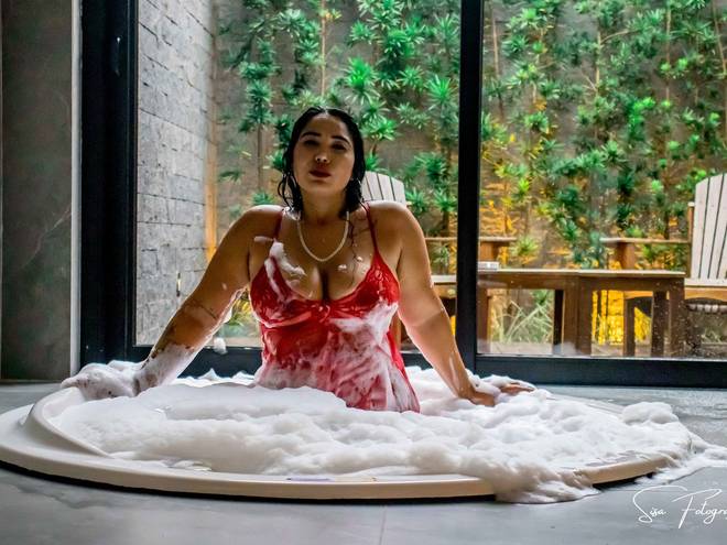 Ensaio Plus Size de Ensaio Boudoir - Kezia