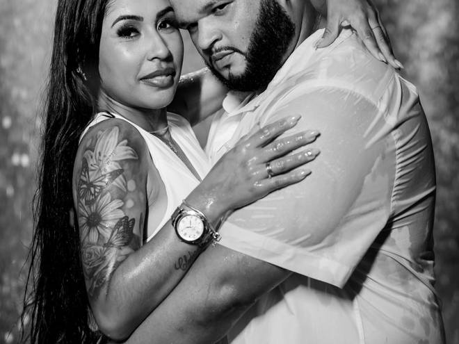 Ensaio Casal de Istéfani e Marcos  na Cachoeira do Urubu