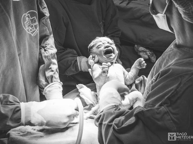 Fotografia de Parto de Heloísa