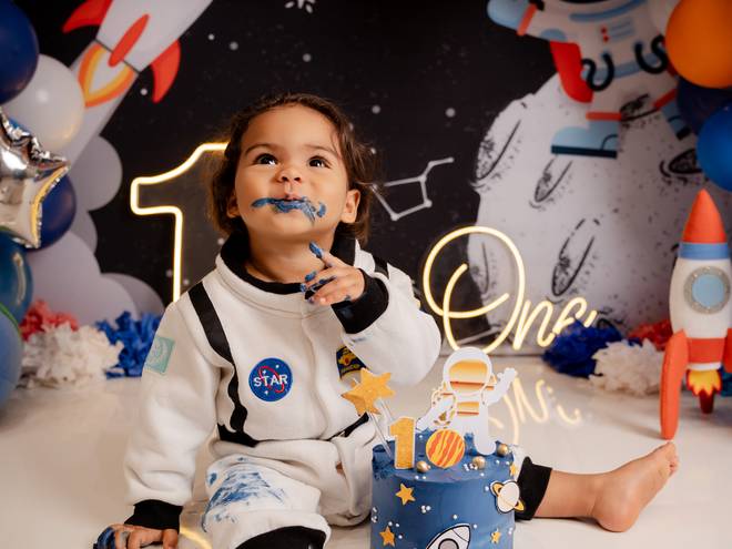 Smash Cake de Anthony - 1 ano