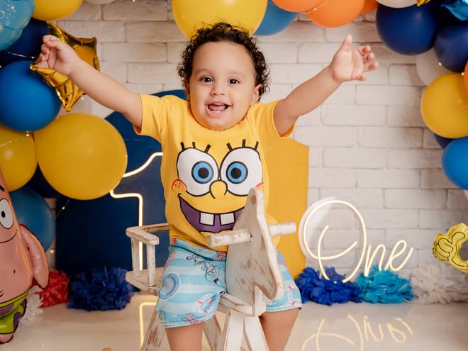 Smash Cake de Ravi - 1 ano