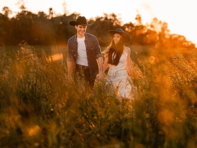 Pré-casamentos de Pré-wedding com estilo country