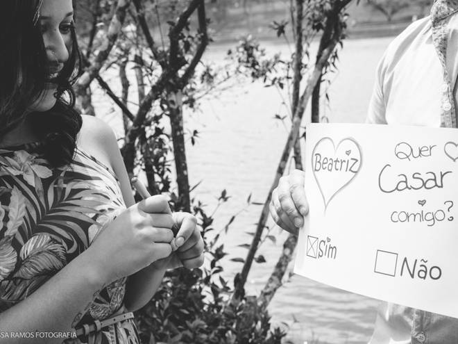 Ensaio Casal  de Beatriz e Bruno [o pedido de casamento]