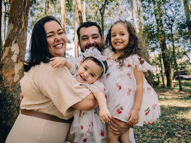 Família de Bruna + Natasha + Agatha + Elton