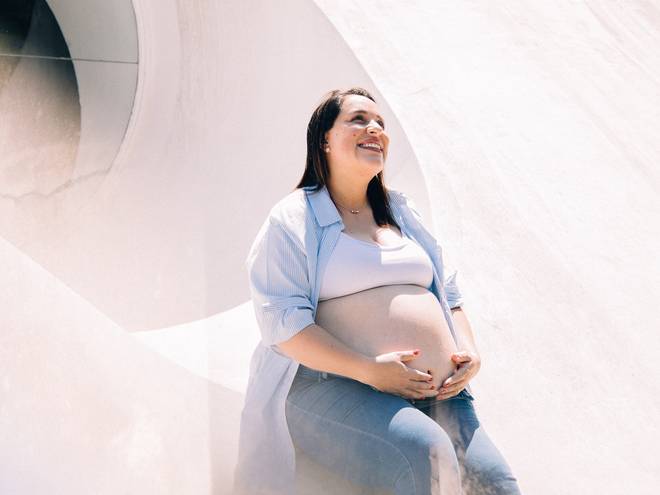 Gestante  de Filho da promessa 