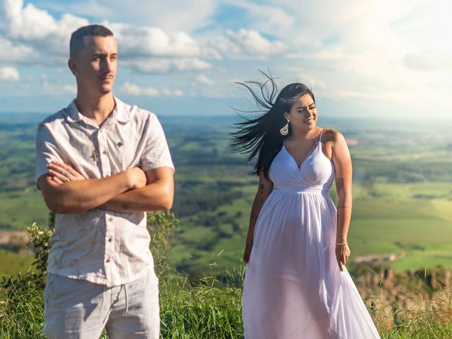 Ensaio de Casais de Pré-Wedding Larissa & Junior