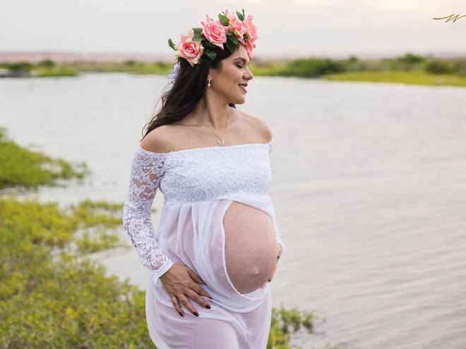 Gestante de Rejane sonhando mais uma vez