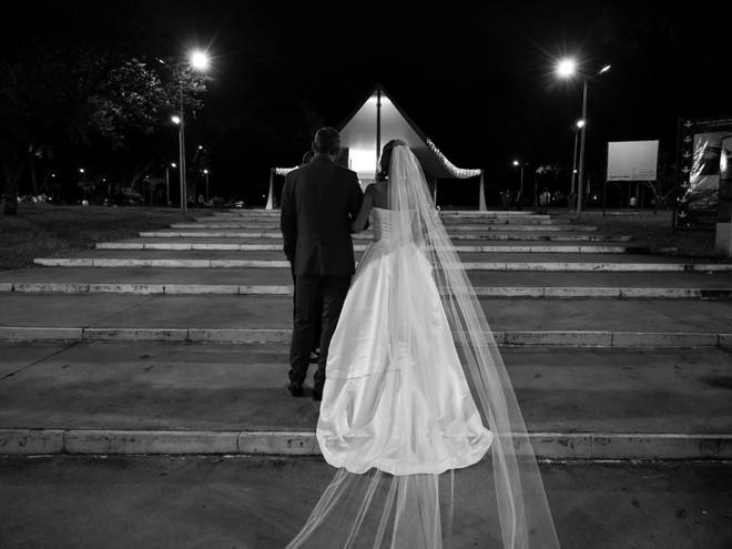 Casamentos de Casamento Noturno: Yanne & Yonas na Igrejinha