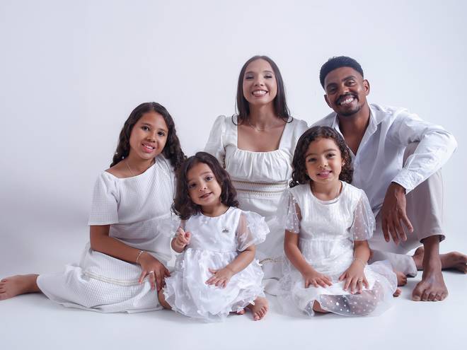 Família de Ensaio família em estúdio - Uberlândia