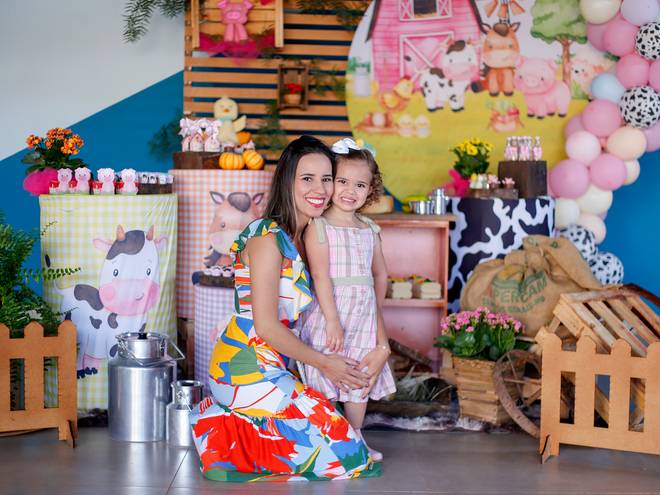 Aniversários de Manu, 3 anos - Festa infantil