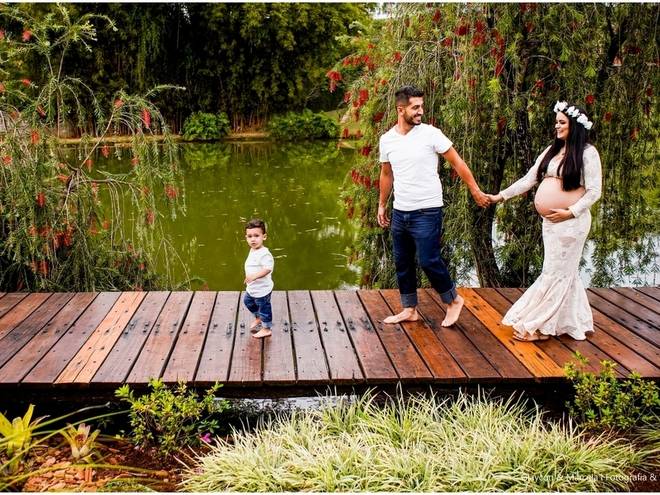 GESTANTE de Renata, Léo & Luca  a espera de DAVI 