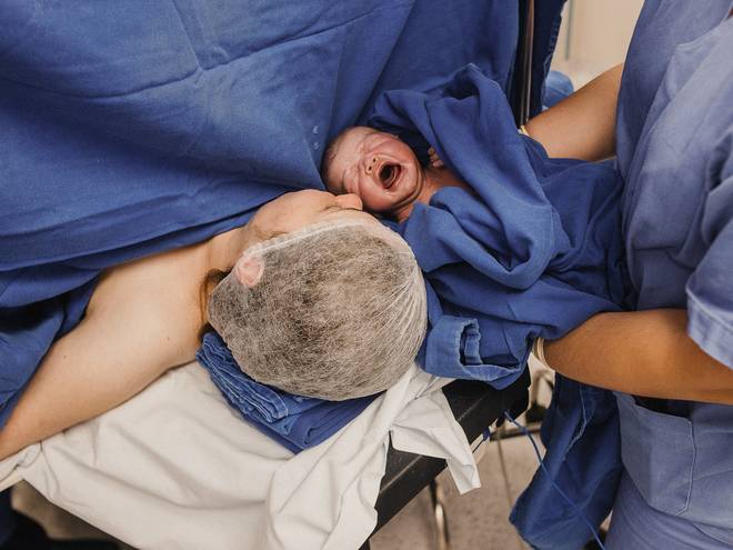 Partos de Emanuella - Mamãe Jessica e Papai Fábio